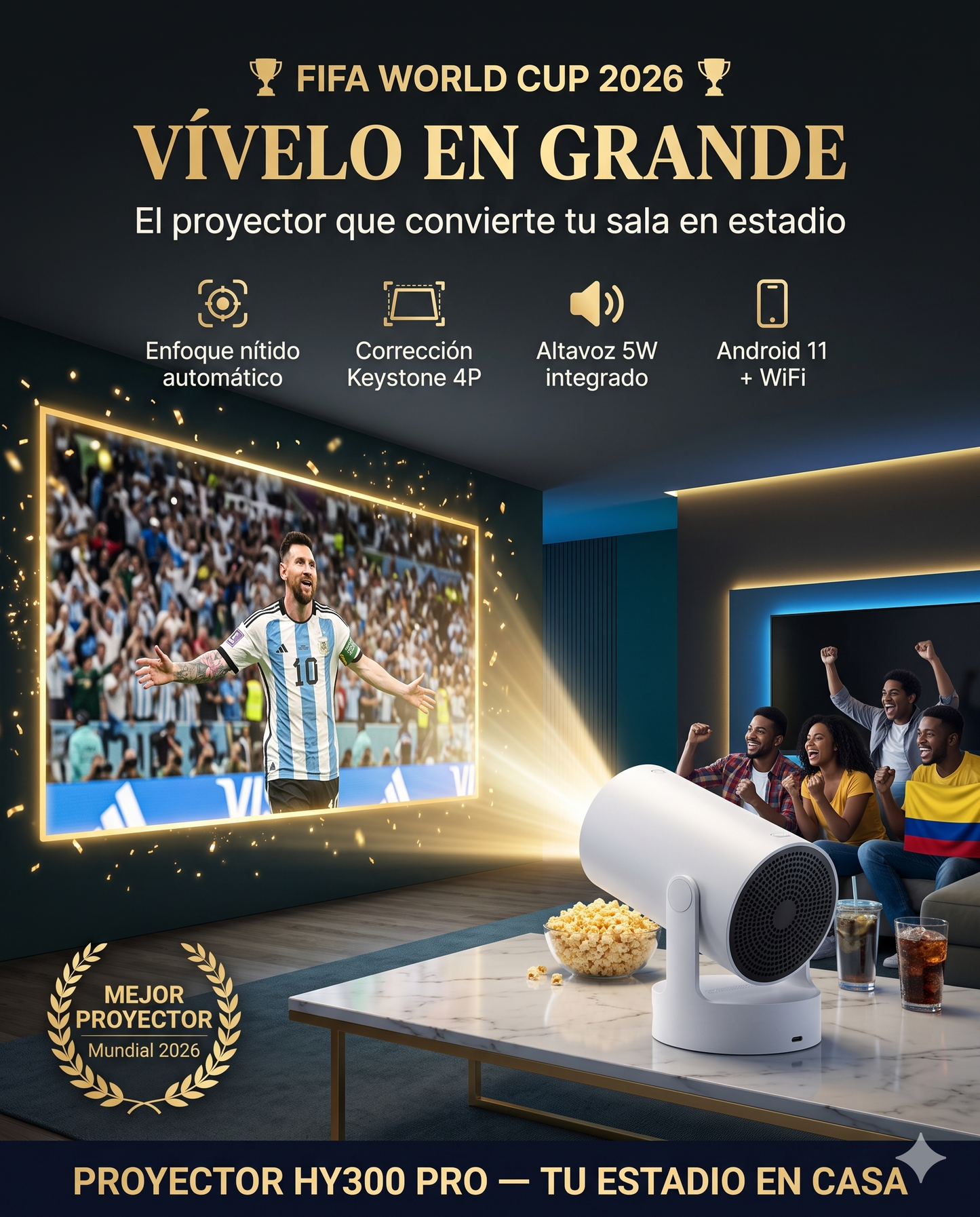 Proyector Inteligente HY300